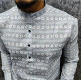 Latest Men's Cotton Printed Shirt