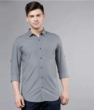 Cotton Solid Full Sleeves Regular Fit Casual Shirt